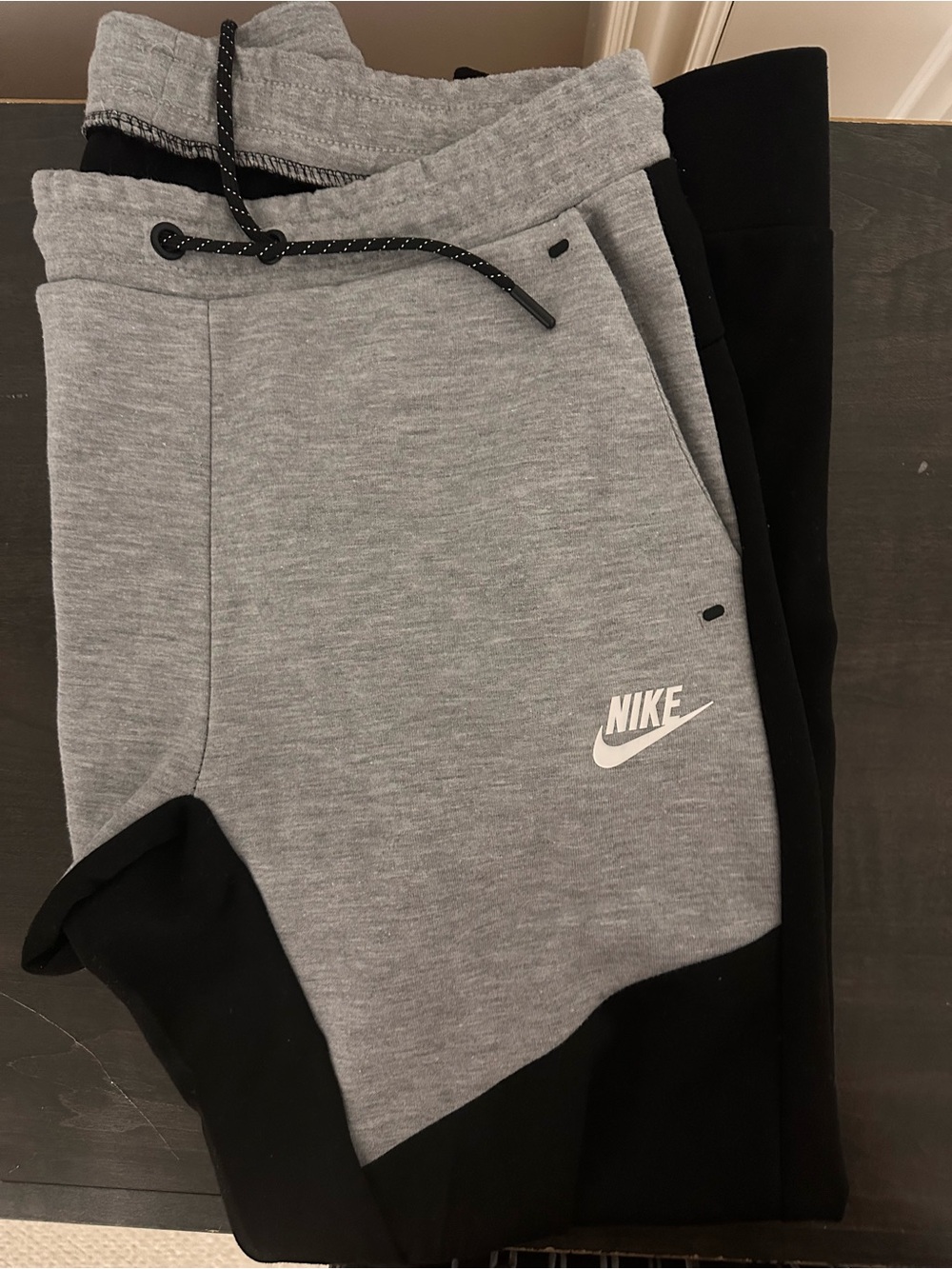 Nike Grey and Black Fleece
